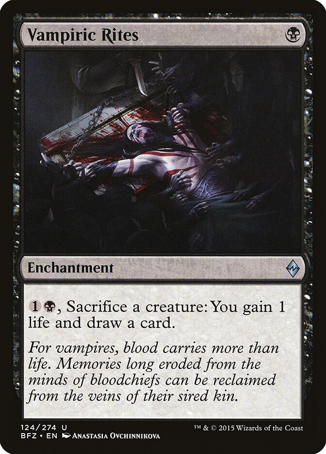 Ritos Vampíricos / Vampiric Rites - Magic: The Gathering - MoxLand