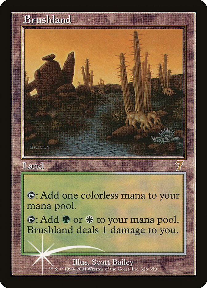 Macegal / Brushland - Magic: The Gathering - MoxLand