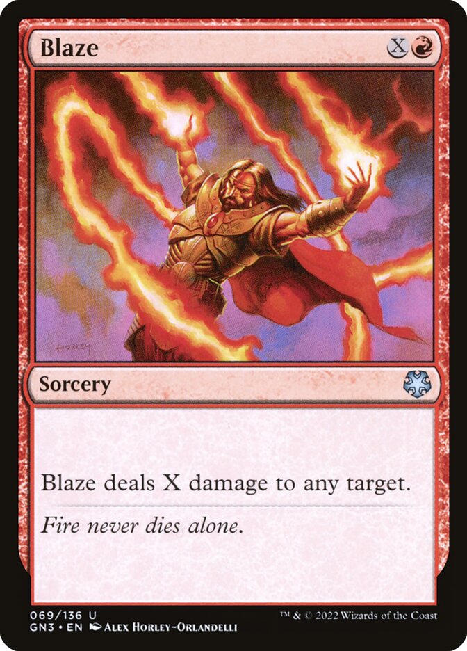Labareda / Blaze - Magic: The Gathering - MoxLand