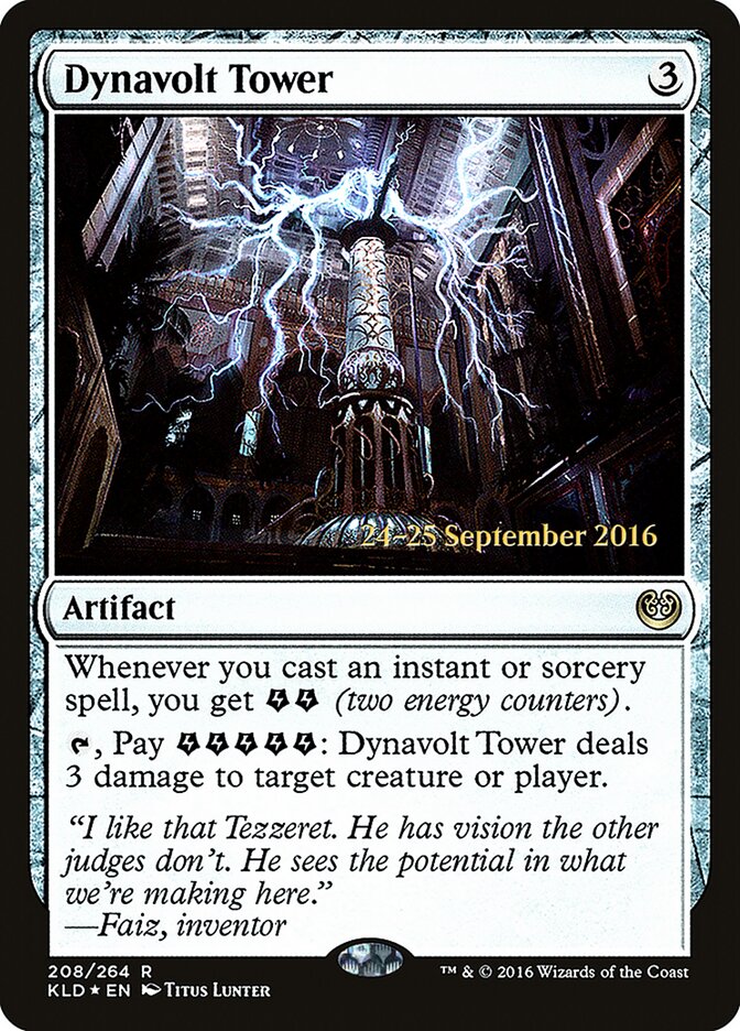 Torre Dinavolt / Dynavolt Tower - Magic: The Gathering - MoxLand