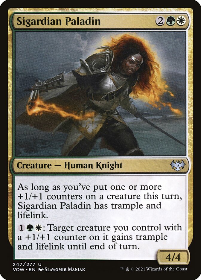 Paladina Sigardiana / Sigardian Paladin - Magic: The Gathering - MoxLand