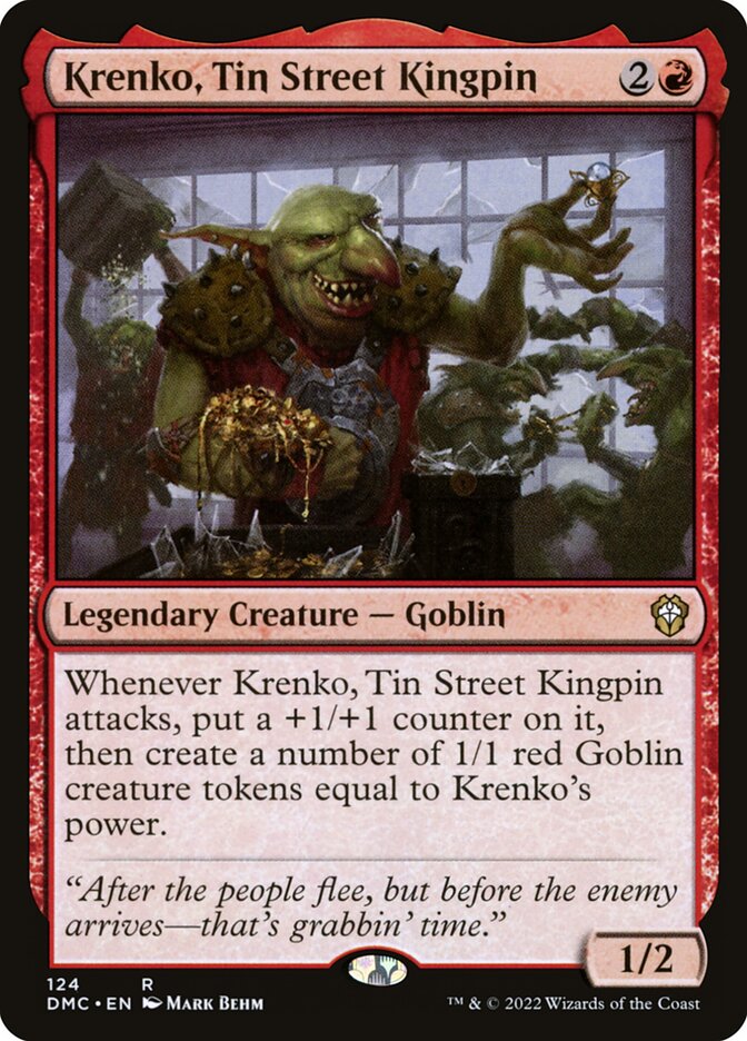 Krenko, Chefão da Rua do Estanho / Krenko, Tin Street Kingpin - Magic: The Gathering - MoxLand
