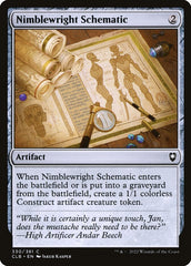 Diagrama de Autômato Leve / Nimblewright Schematic - Magic: The Gathering - MoxLand