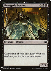 Demônio Renegado / Renegade Demon - Magic: The Gathering - MoxLand