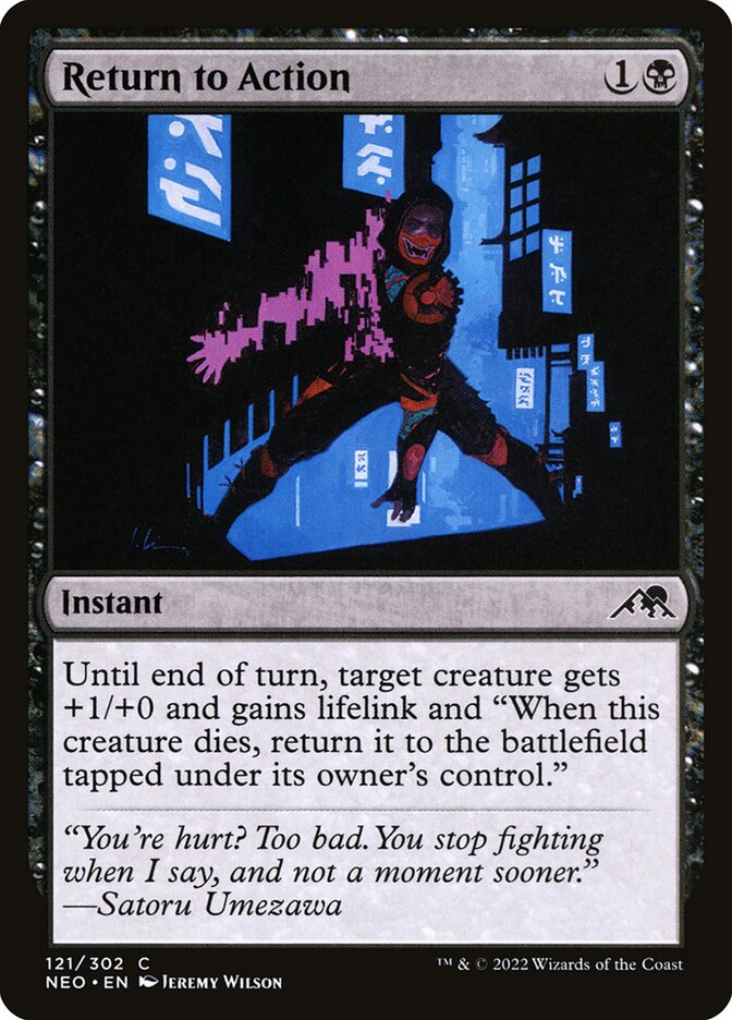 De Volta à Ação / Return to Action - Magic: The Gathering - MoxLand
