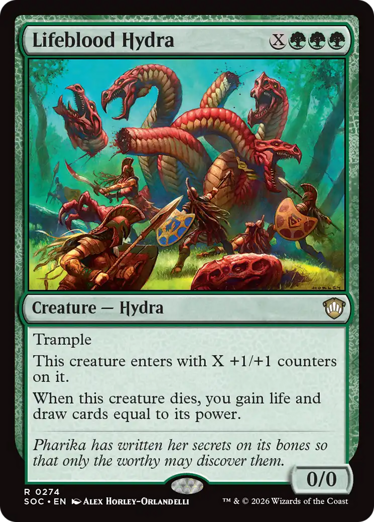 Hidra da Linfa Vital / Lifeblood Hydra - Magic: The Gathering - MoxLand
