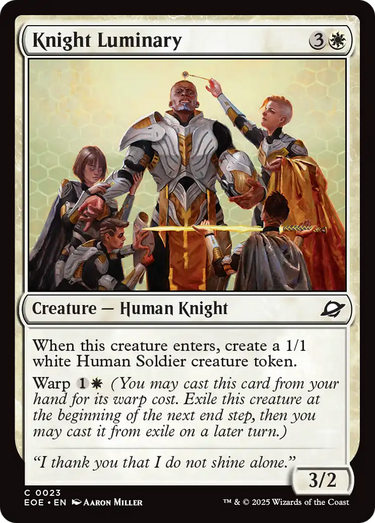 Knight Luminary - Magic: The Gathering - MoxLand