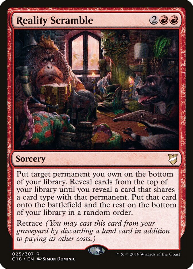 Mescla da Realidade / Reality Scramble - Magic: The Gathering - MoxLand