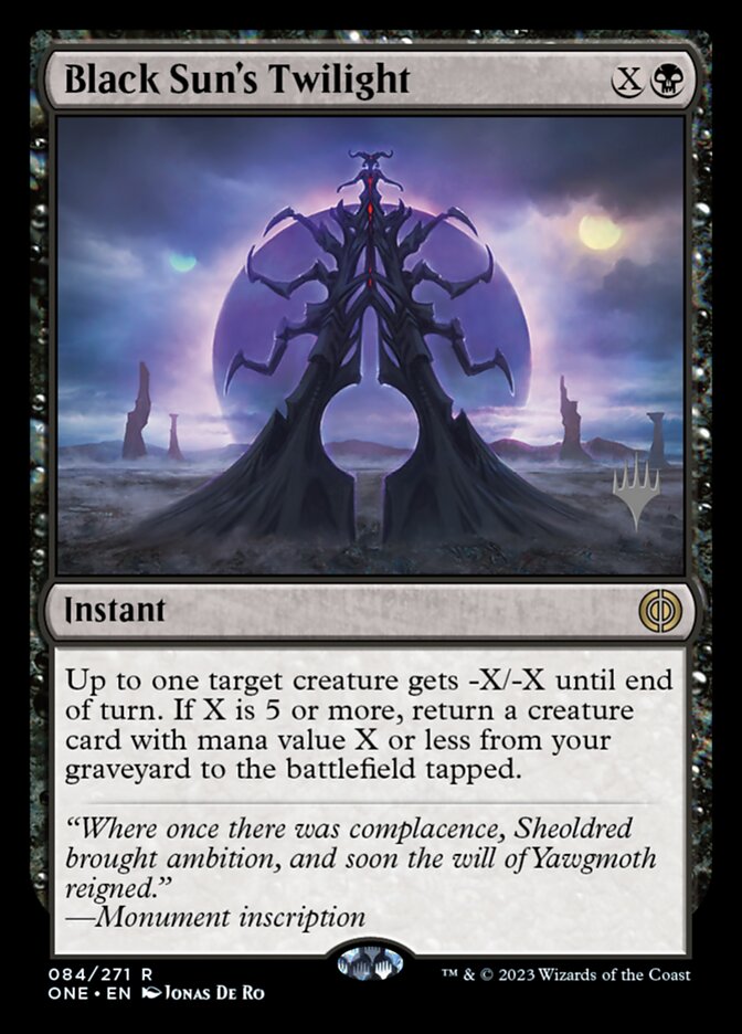 Crepúsculo do Sol Negro / Black Sun's Twilight - Magic: The Gathering - MoxLand