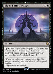 Crepúsculo do Sol Negro / Black Sun's Twilight - Magic: The Gathering - MoxLand