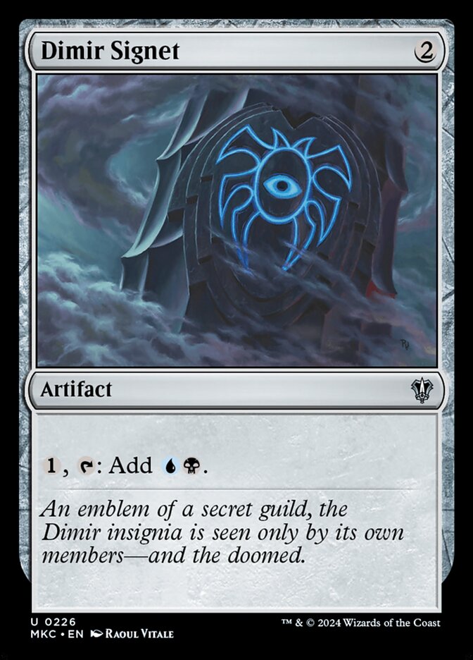 Sinete Dimir / Dimir Signet - Magic: The Gathering - MoxLand