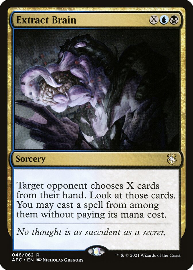 Extrair Cérebro / Extract Brain - Magic: The Gathering - MoxLand