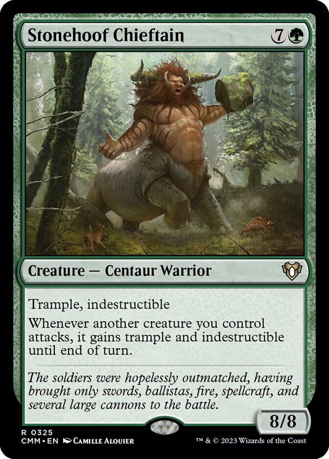 Chefe Casco-de-pedra / Stonehoof Chieftain - Magic: The Gathering - MoxLand