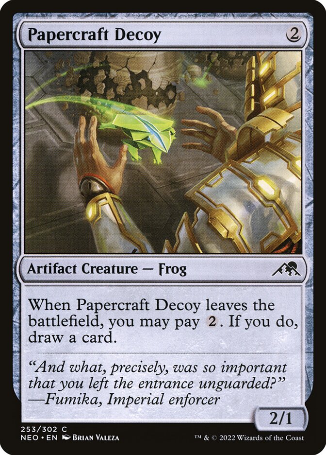 Isca de Origami / Papercraft Decoy - Magic: The Gathering - MoxLand