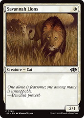 Leões da Savana / Savannah Lions - Magic: The Gathering - MoxLand