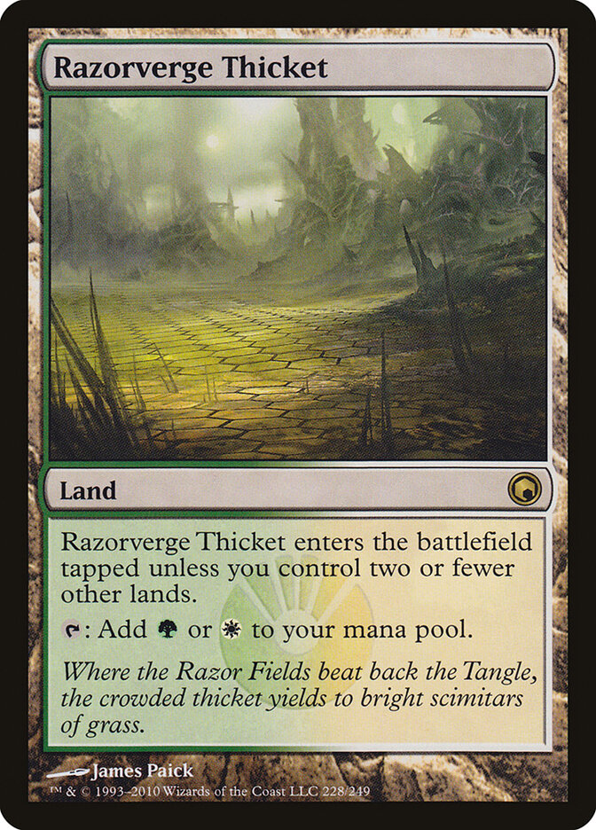 Bosque das Margens Cortantes / Razorverge Thicket - Magic: The Gathering - MoxLand