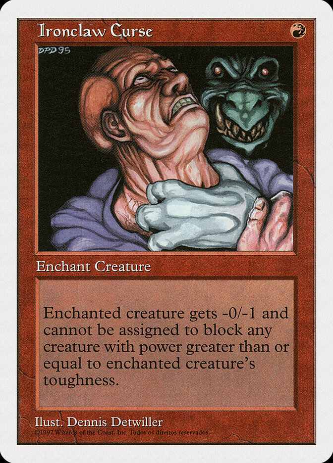 Maldição dos Garra de Ferro / Ironclaw Curse - Magic: The Gathering - MoxLand