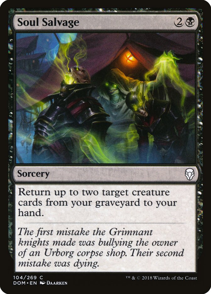 Recuperação de Almas / Soul Salvage - Magic: The Gathering - MoxLand