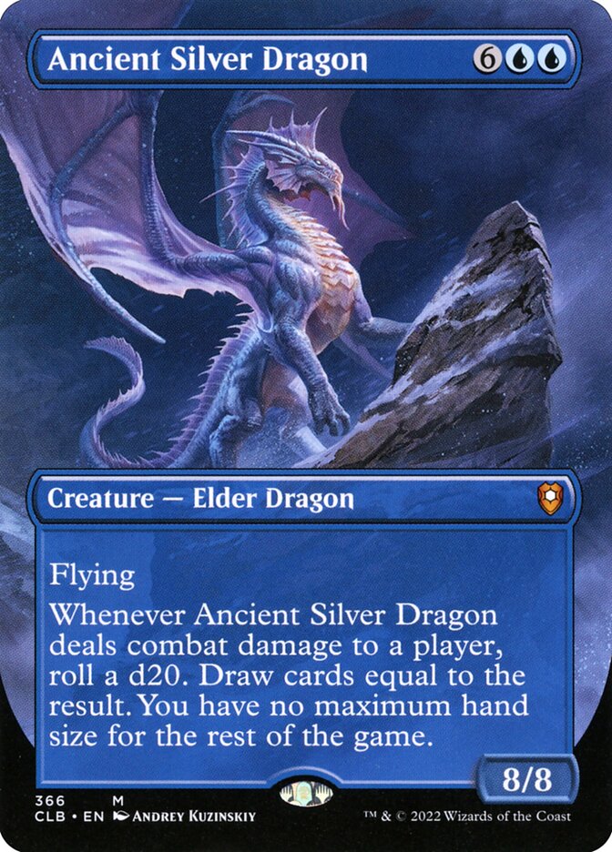Dragão de Prata Ancião / Ancient Silver Dragon - Magic: The Gathering - MoxLand
