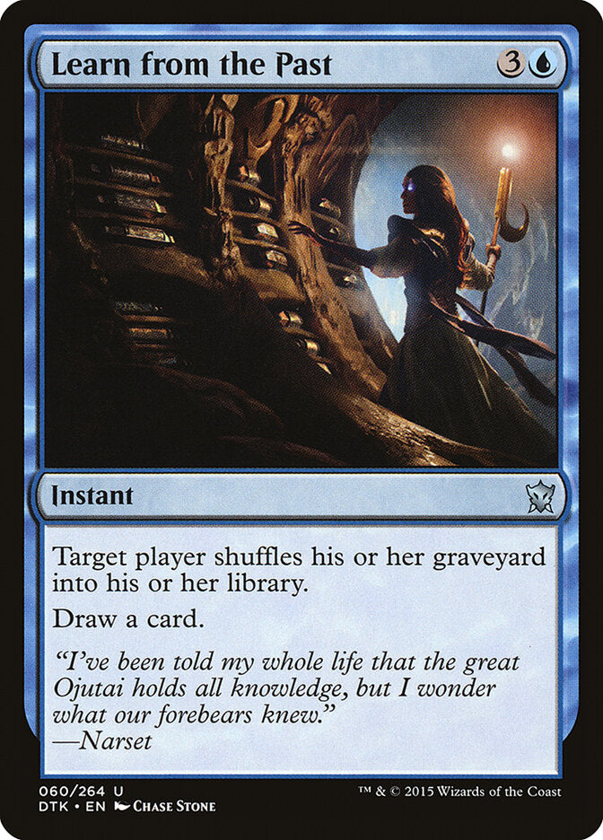 Aprender com o Passado / Learn from the Past - Magic: The Gathering - MoxLand