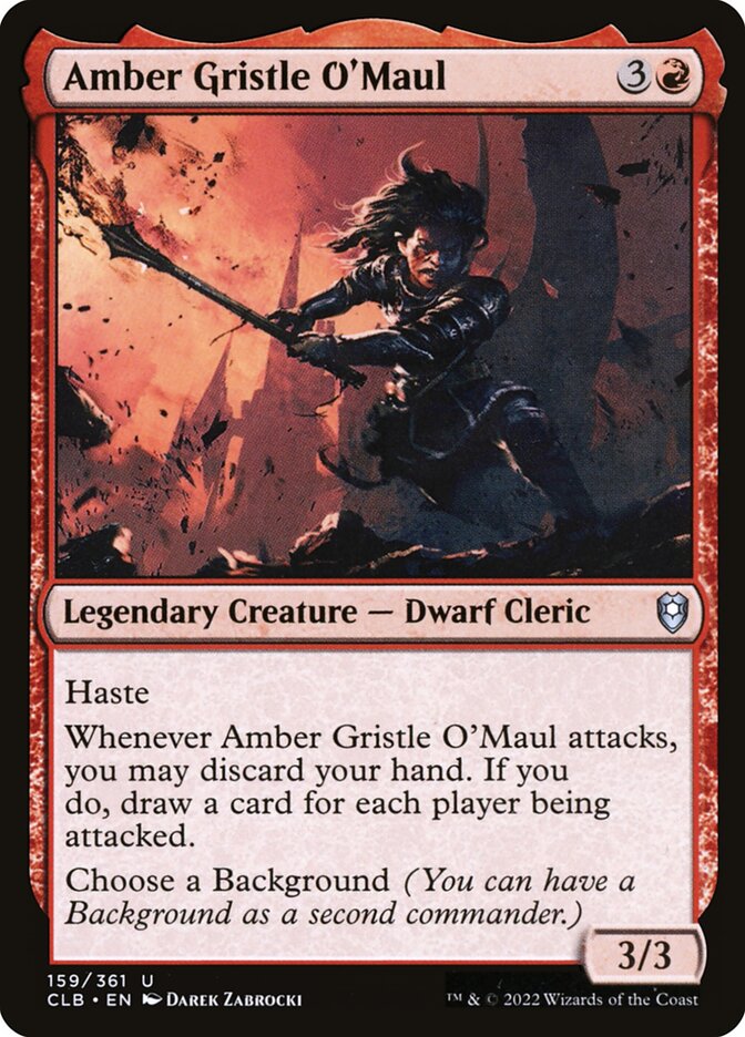 Amber Gristle O'Maul / Amber Gristle O'Maul - Magic: The Gathering - MoxLand