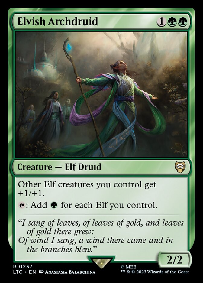 Arqueodruida Elfo / Elvish Archdruid - Magic: The Gathering - MoxLand