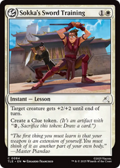 Treinamento de Espada de Sokka / Sokka's Sword Training - Magic: The Gathering - MoxLand