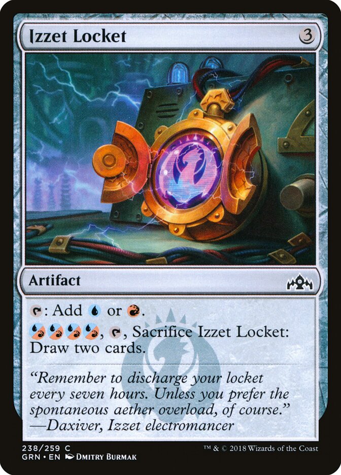 Medalhão Izzet / Izzet Locket - Magic: The Gathering - MoxLand