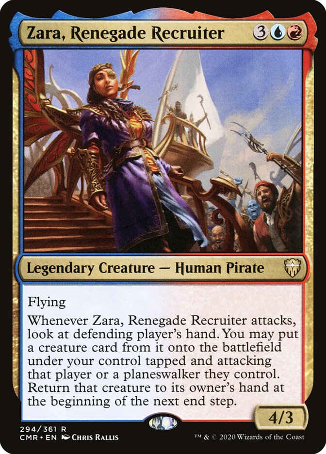 Zara, Recrutadora Renegada / Zara, Renegade Recruiter - Magic: The Gathering - MoxLand