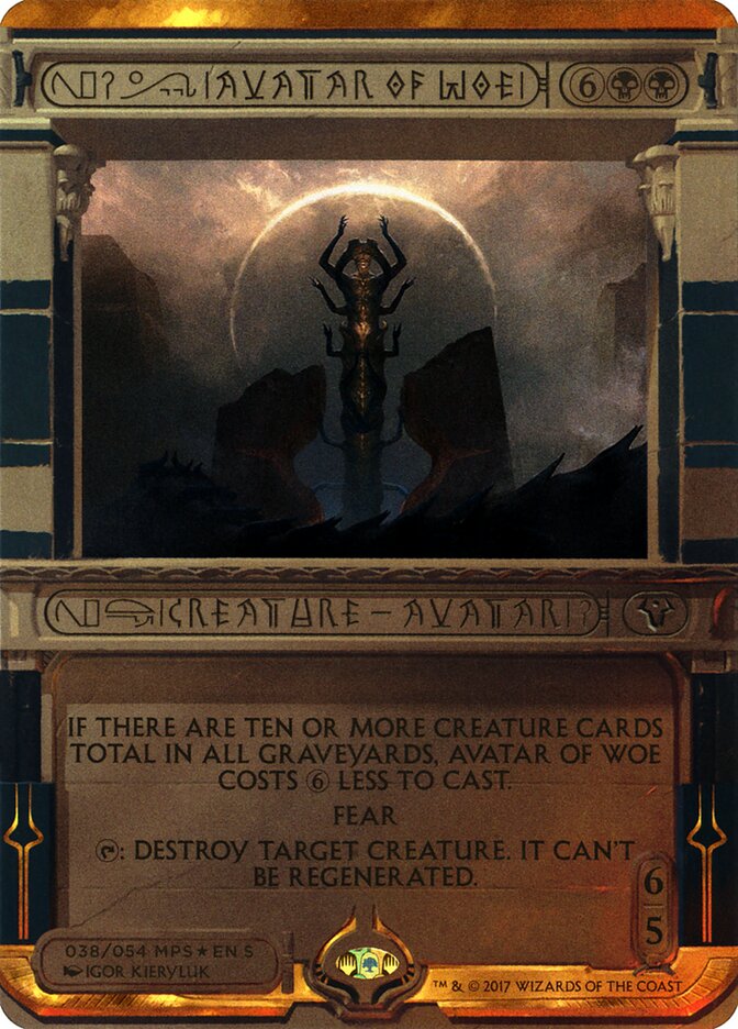 Avatar da Mágoa / Avatar of Woe - Magic: The Gathering - MoxLand