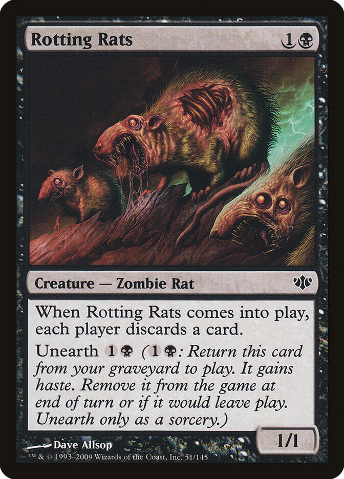 Ratos Putrescentes / Rotting Rats - Magic: The Gathering - MoxLand