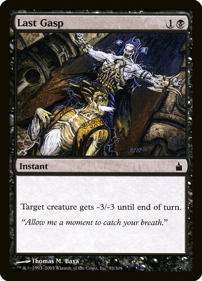 Último Suspiro / Last Gasp - Magic: The Gathering - MoxLand