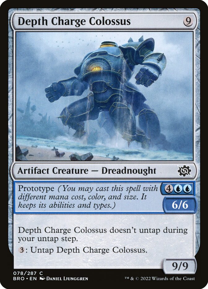 Colosso da Carga de Profundidade / Depth Charge Colossus - Magic: The Gathering - MoxLand