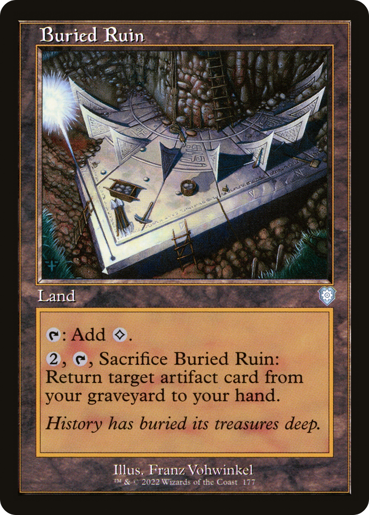 Ruína Enterrada / Buried Ruin - Magic: The Gathering - MoxLand