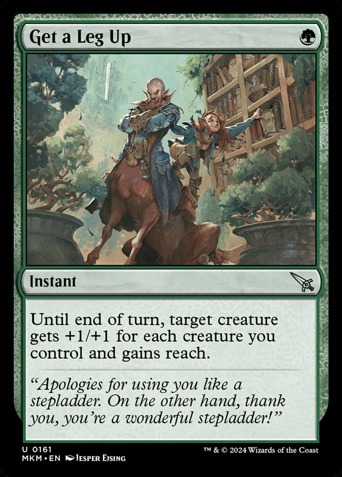 Dar uma Ajudinha / Get a Leg Up - Magic: The Gathering - MoxLand