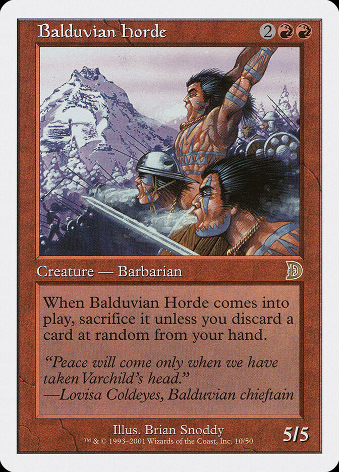 Horda Balduviana / Balduvian Horde - Magic: The Gathering - MoxLand