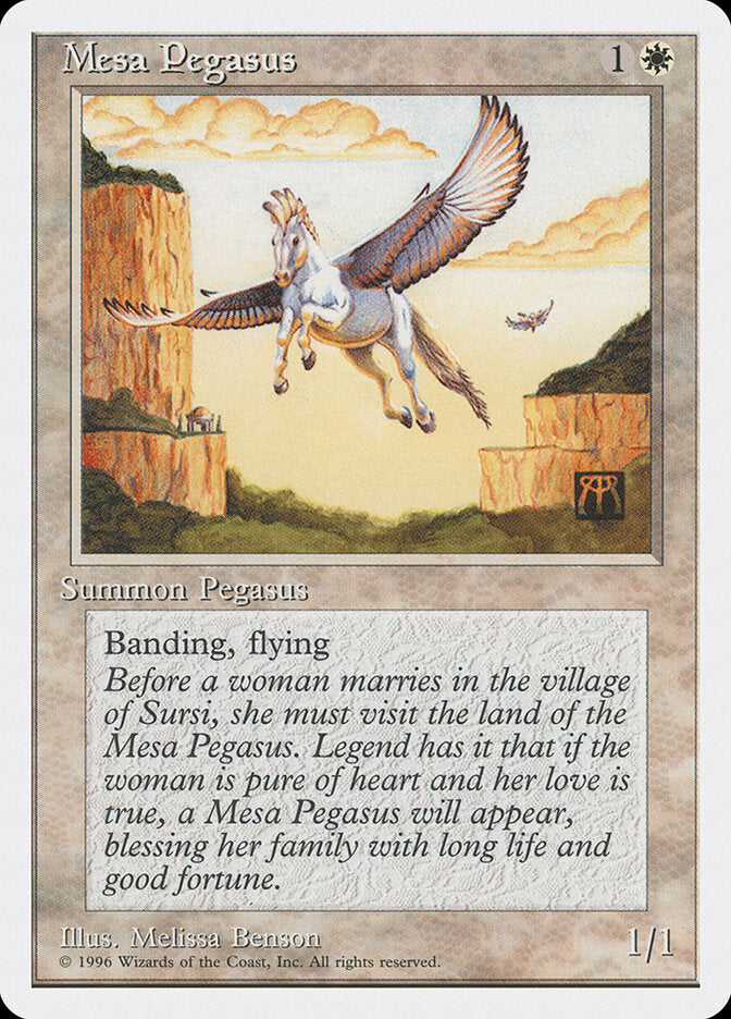 Pégasso de Meseta / Mesa Pegasus - Magic: The Gathering - MoxLand