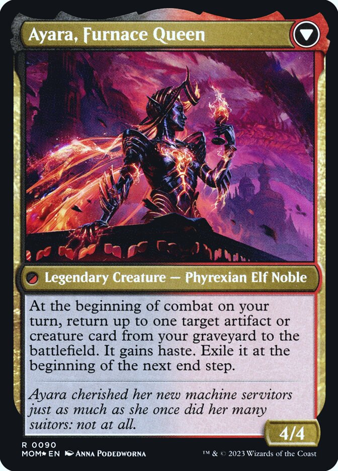 Ayara, Viúva do Reino / Ayara, Widow of the Realm - Magic: The Gathering - MoxLand