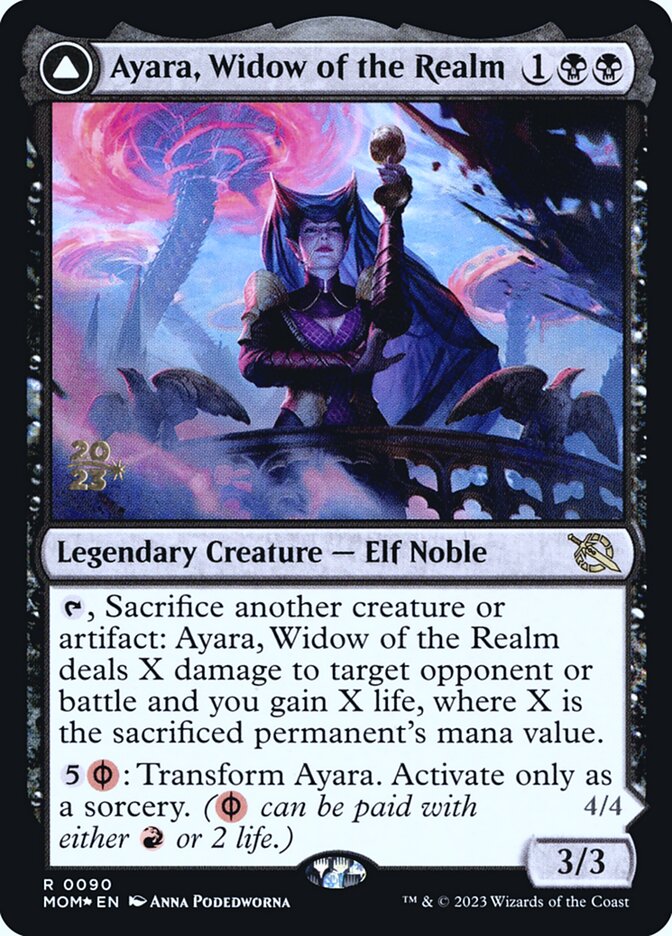 Ayara, Viúva do Reino / Ayara, Widow of the Realm - Magic: The Gathering - MoxLand