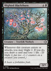 Abrunheiro Infectado / Blighted Blackthorn - Magic: The Gathering - MoxLand