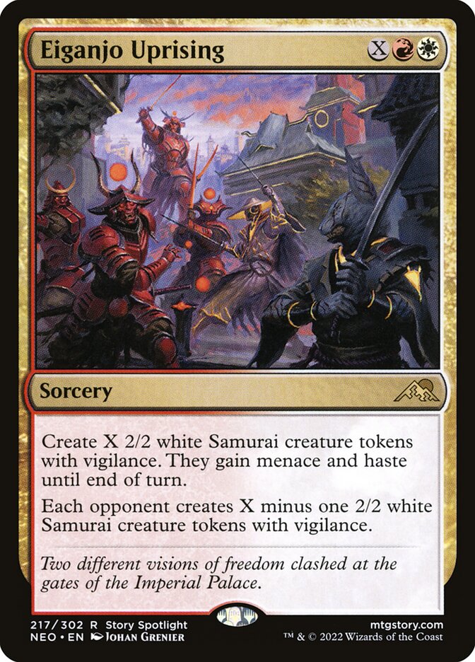 Levante de Eiganjo / Eiganjo Uprising - Magic: The Gathering - MoxLand