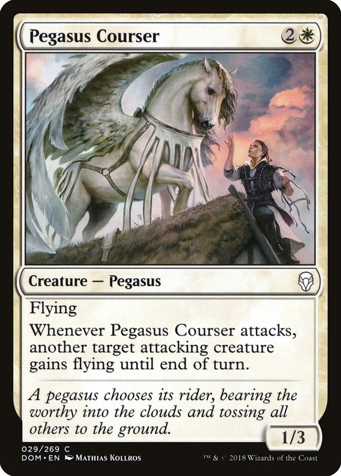 Pégaso Veloz / Pegasus Courser - Magic: The Gathering - MoxLand