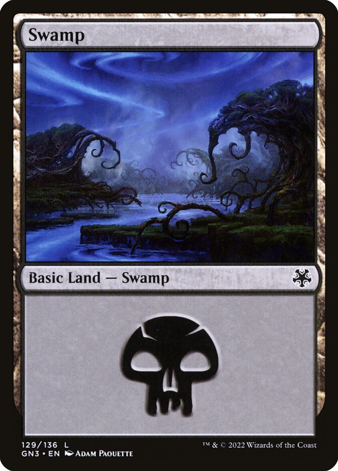 Pântano / Swamp - Magic: The Gathering - MoxLand