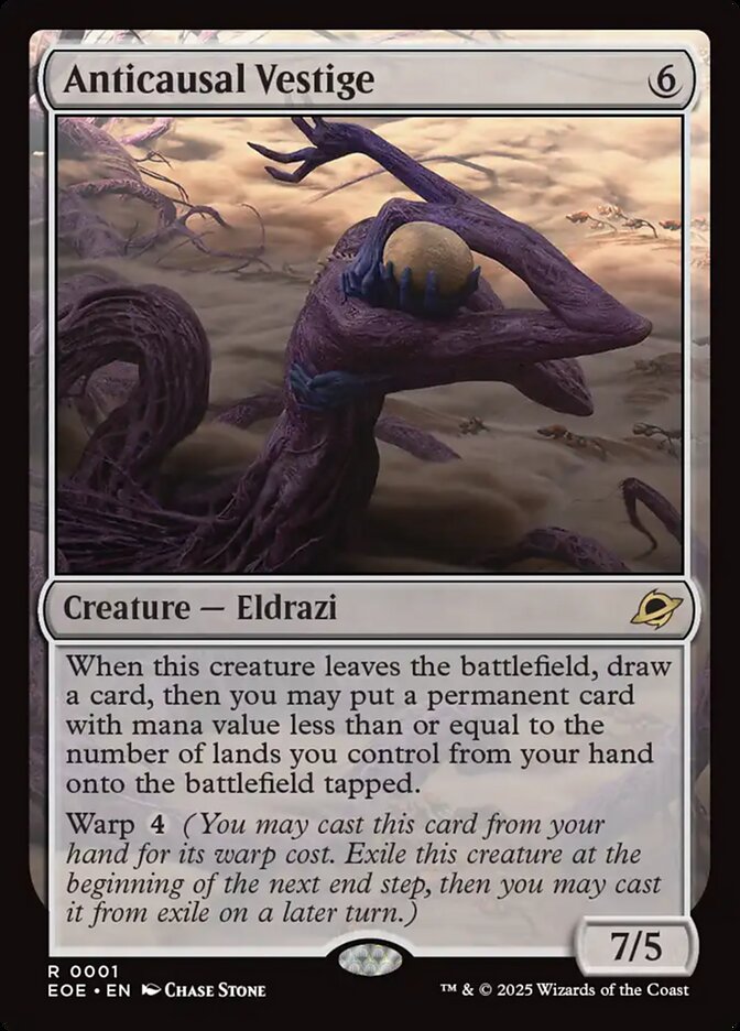 Vestígio Anticausal / Anticausal Vestige - Magic: The Gathering - MoxLand