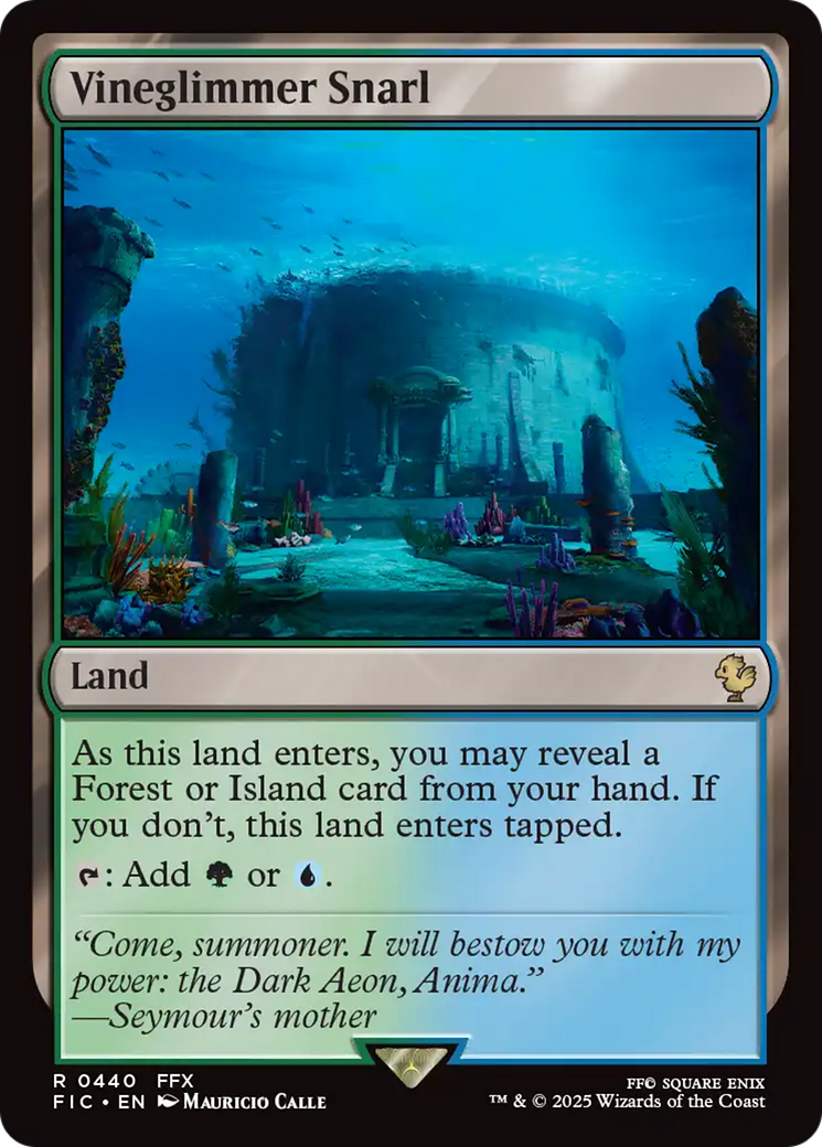 Liame da Luminovinha / Vineglimmer Snarl - Magic: The Gathering - MoxLand