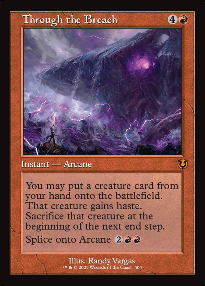 Através da Brecha / Through the Breach - Magic: The Gathering - MoxLand