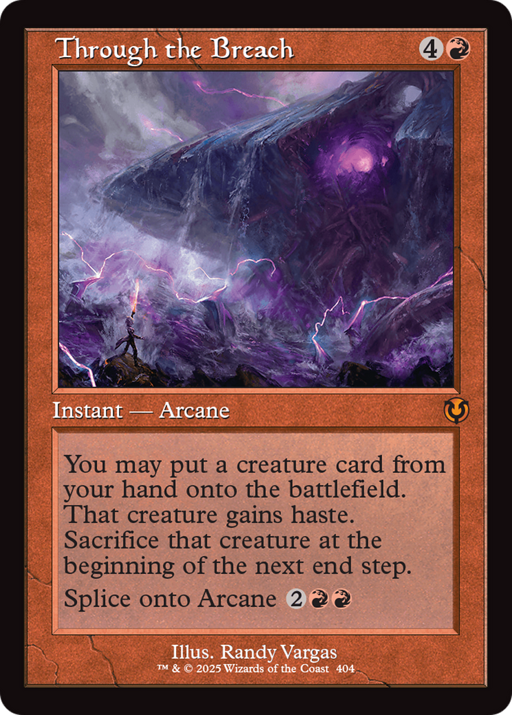 Através da Brecha / Through the Breach - Magic: The Gathering - MoxLand