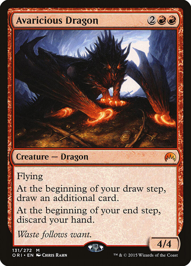 Dragão Avarento / Avaricious Dragon - Magic: The Gathering - MoxLand