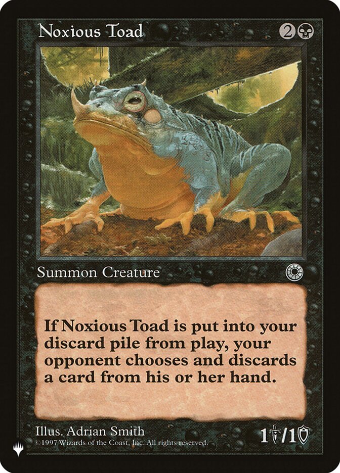 Noxious Toad - Magic: The Gathering - MoxLand
