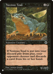 Noxious Toad - Magic: The Gathering - MoxLand